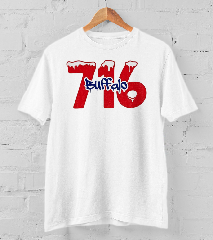 Buffalo 716 NFL Football Snow Christmas 2025 Bills Cold T-Shirt