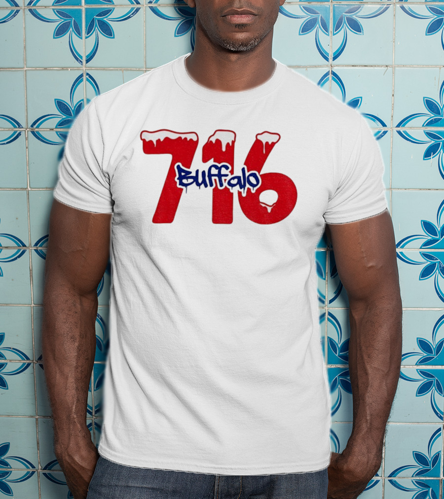 Buffalo 716 NFL Football Snow Christmas 2025 Bills Cold T-Shirt