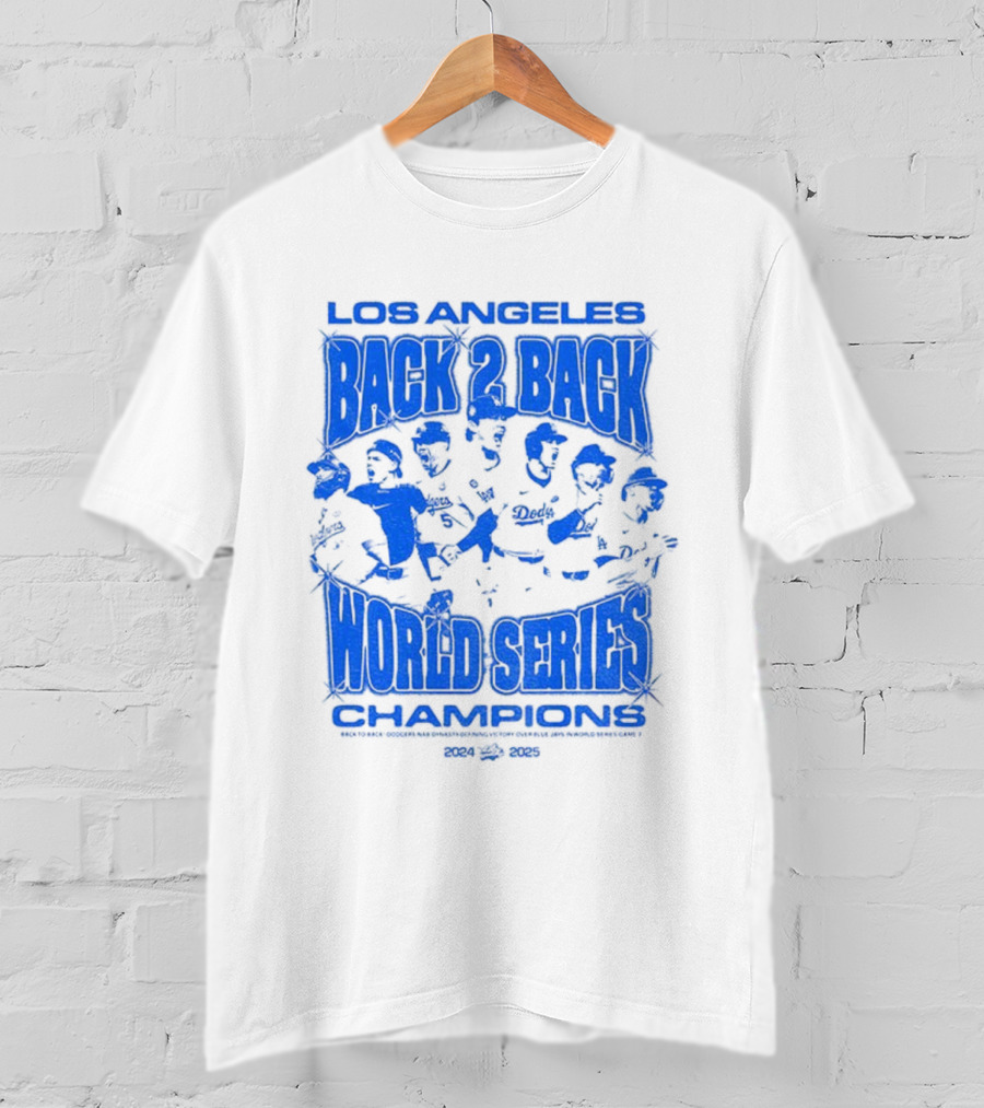 Los Angeles Back 2 Back World Series Champions 1992-1993 T-Shirt
