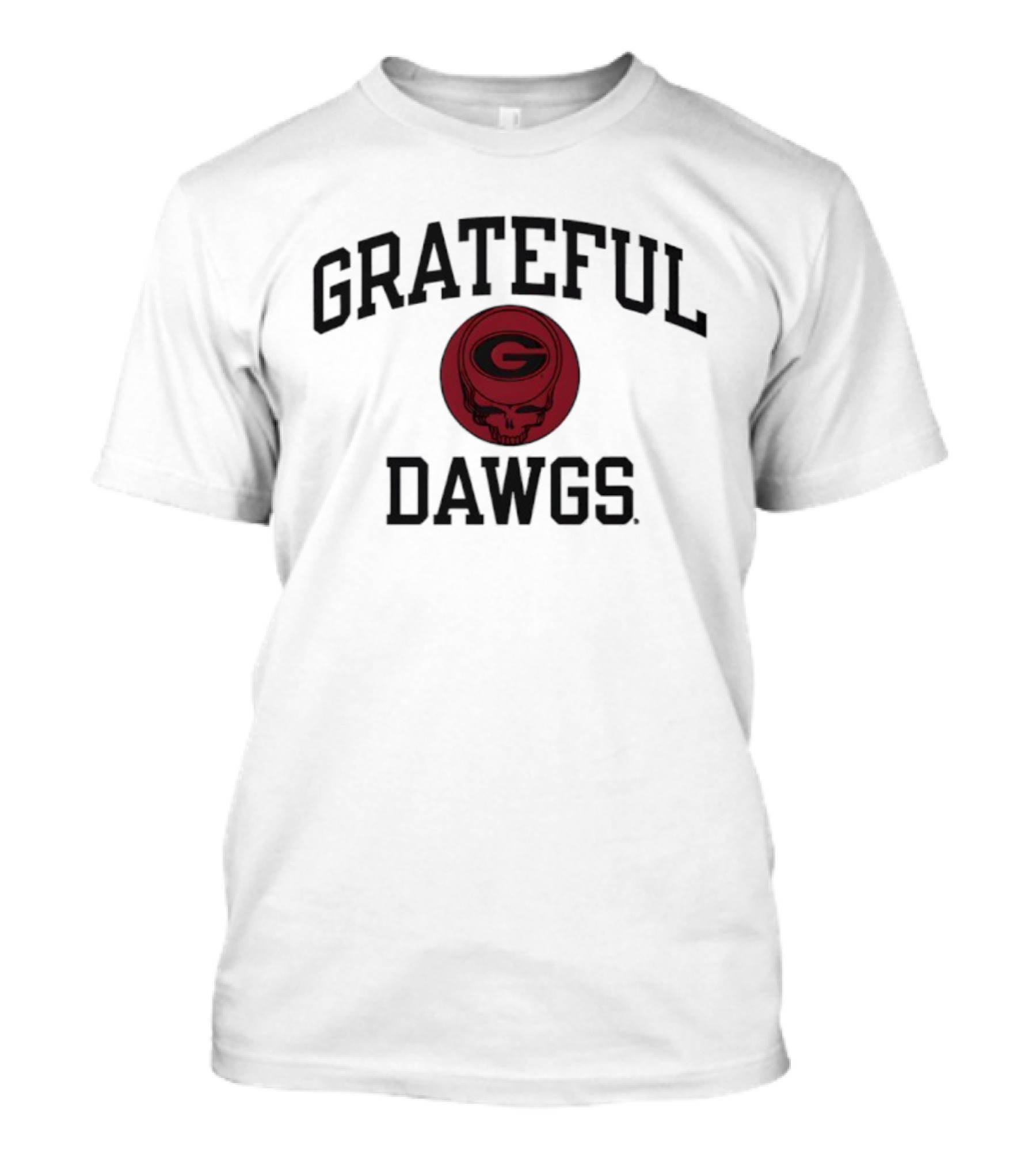 University Of Georgia Grateful Dead Dawgs Skull Logo T-Shirt