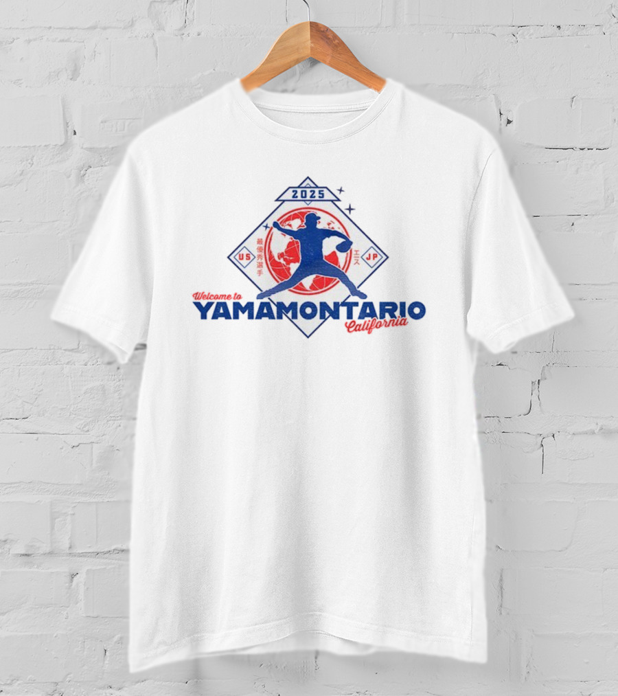 Los Angeles Dodgers Yoshinobu Yamamoto Yamamontario California 2025 World Series T-Shirt