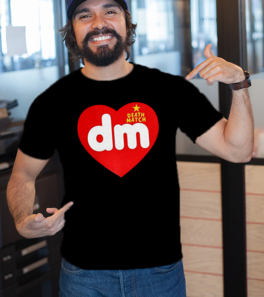 DM DeathMatch Heart Beanbag Bear T-Shirt