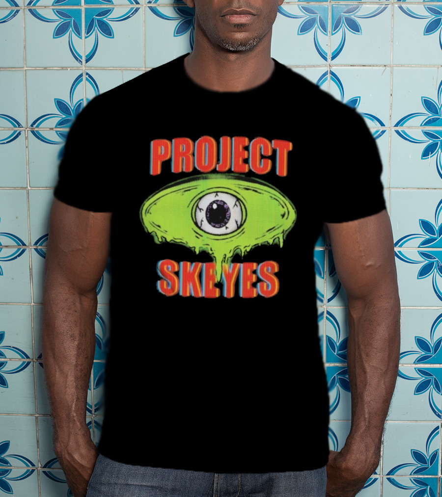 Project Skeyes Groovy Society Eye Motif T-Shirt