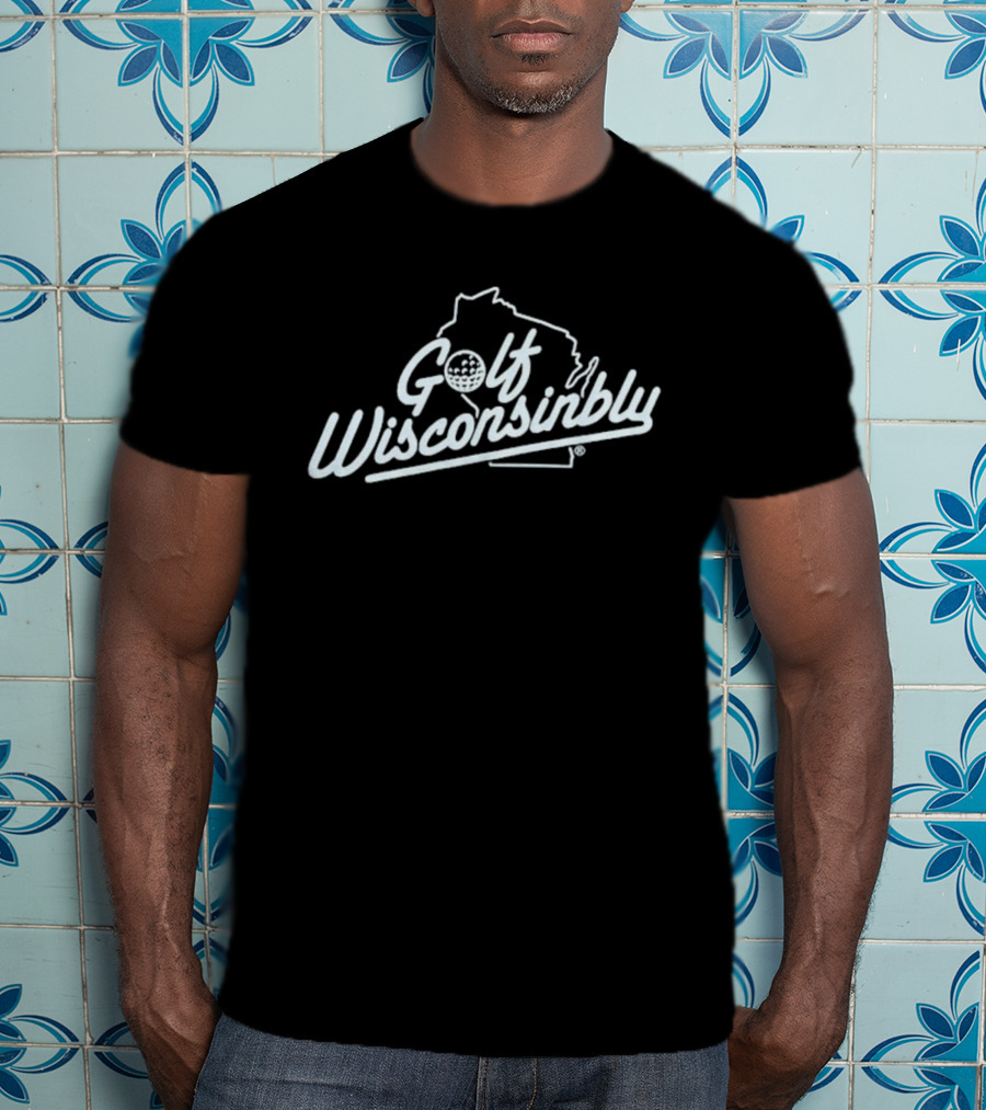 Golf Wisconsinbly Wisconsin State Golf Ball T-Shirt