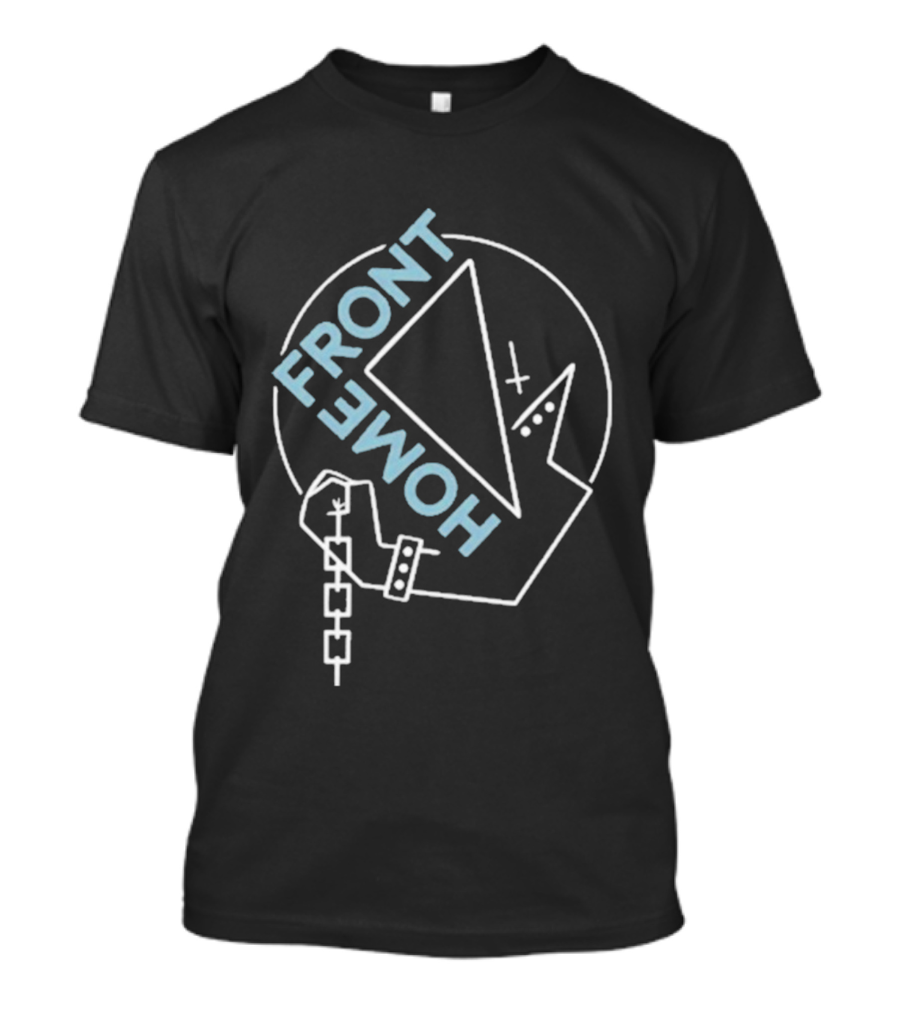 Home Front Young Offender Chain And Geometric Symbol T-Shirt