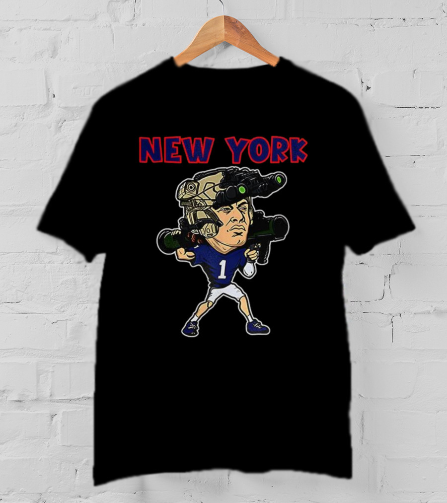 Jaxson Dart New York Giants Soldier Football Player T-Shirt
