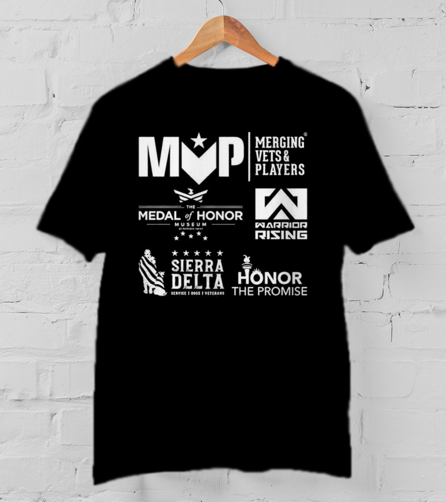 Merging Vets And Players Medal Of Honor Museum Warrior Rising Sierra Delta Honor The Promise T-Shirt