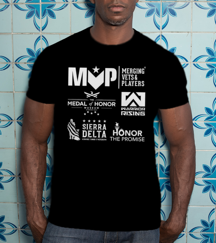Merging Vets And Players Medal Of Honor Museum Warrior Rising Sierra Delta Honor The Promise T-Shirt