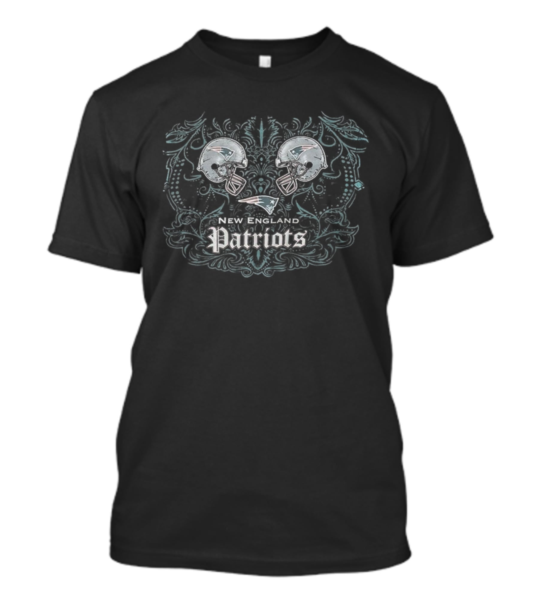 New England Patriots NFL Helmet Boston Patriots Vintage 2010s T-Shirt