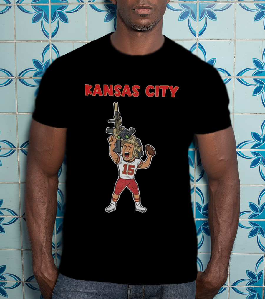 Patrick Mahomes Kansas City Chiefs Soldier Football T-Shirt