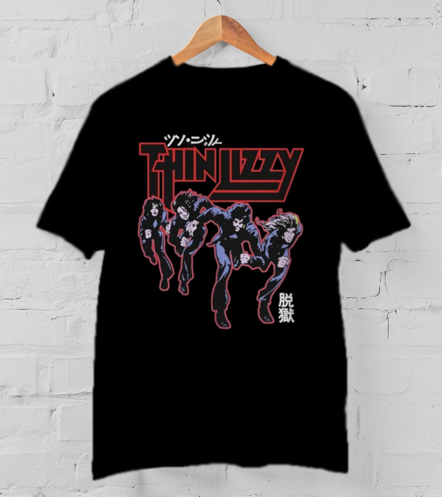 Thin Lizzy Jailbreak Explosion Band Album Art T-Shirt