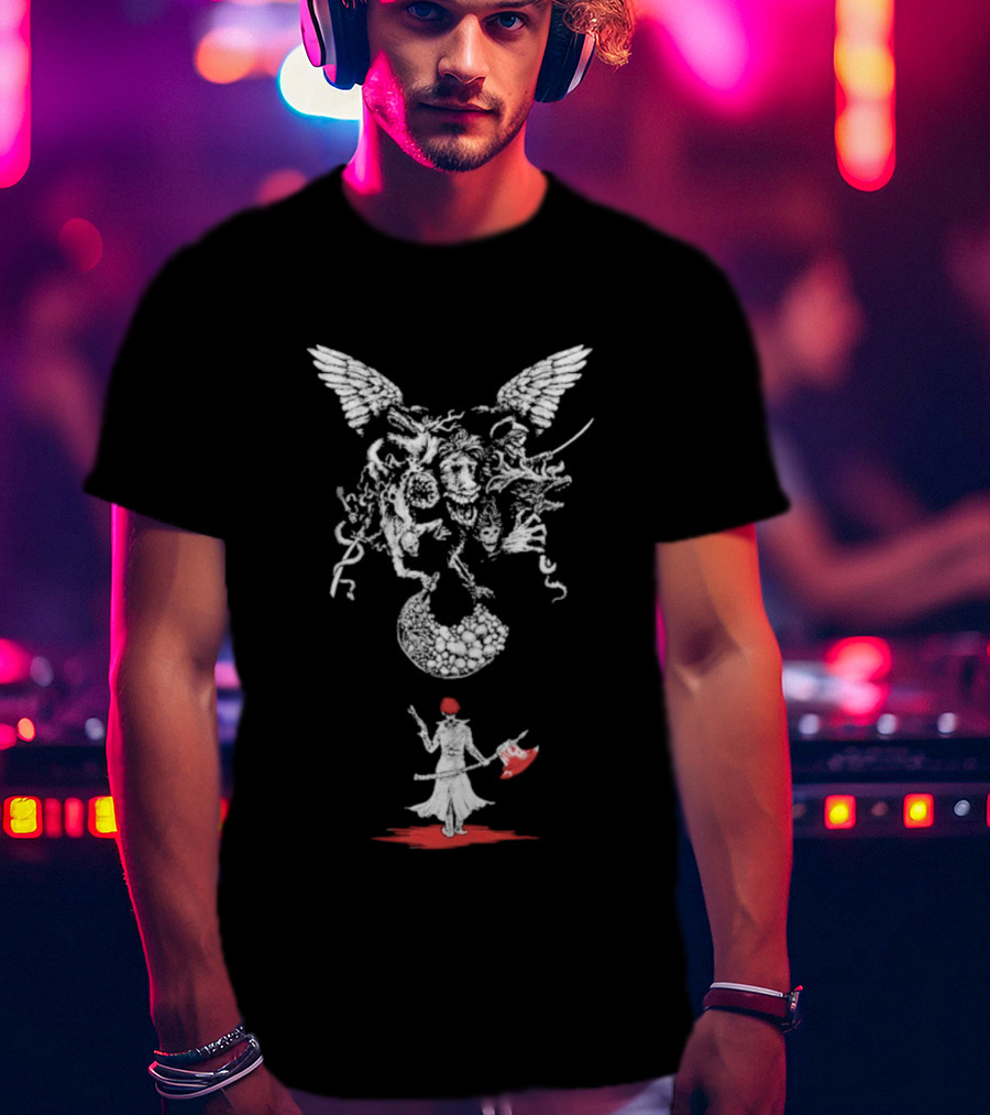 Bloodyfaster Bloodyborne Faster Bloodborne Hunter Art Parody T-Shirt