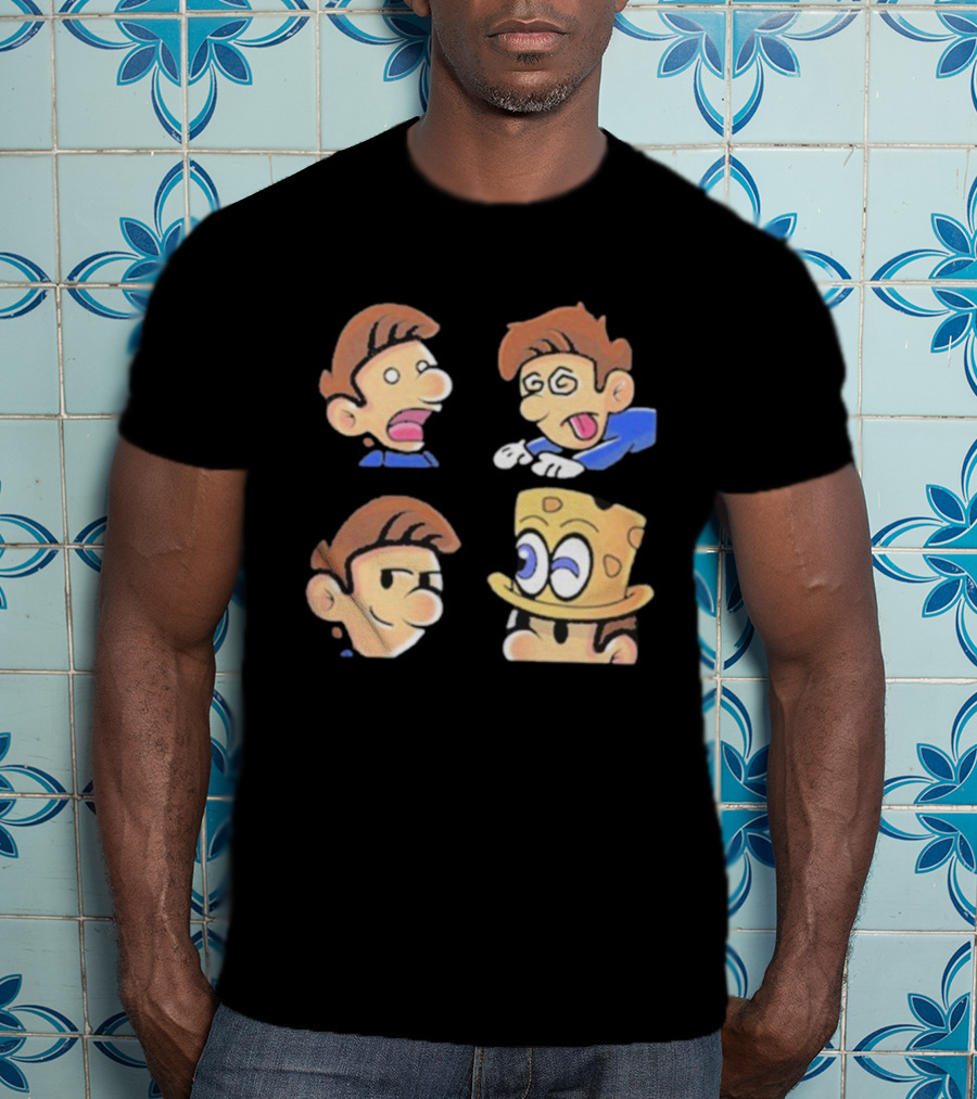 Dave The Many Faces Cartoon Expressions DGR Hat T-Shirt