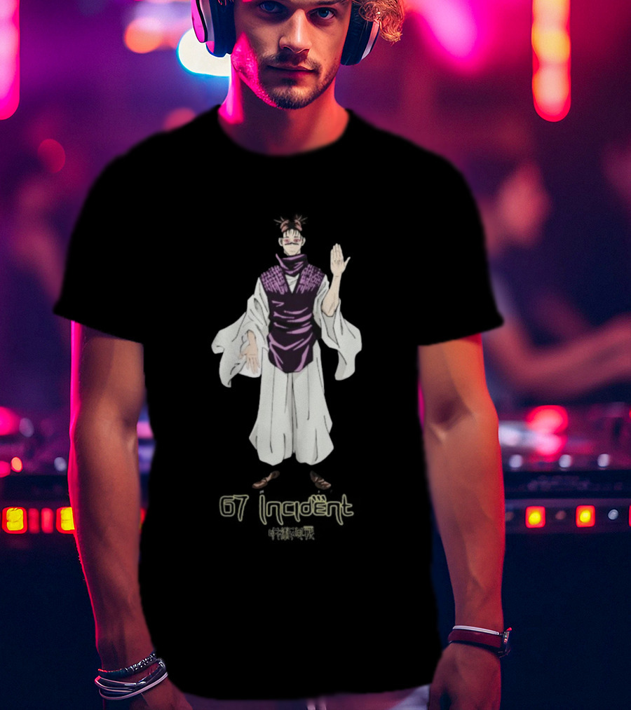 Choso 67 Incident Jujutsu Kaisen Anime Character Purple Robe T-Shirt