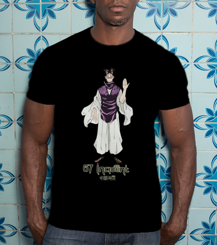 Choso 67 Incident Jujutsu Kaisen Anime Character Purple Robe T-Shirt