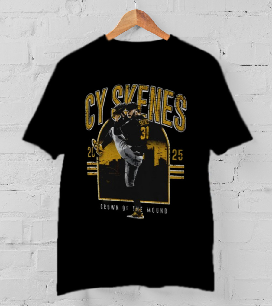 Cy Skenes 30 Pittsburgh Crown Of The Mound 2025 T-Shirt