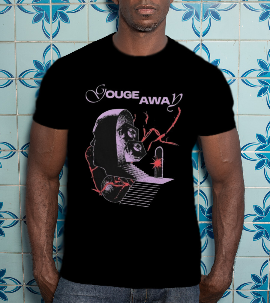 Gouge Away Mind’s Eyes Abstract Profile Vision Burst T-Shirt
