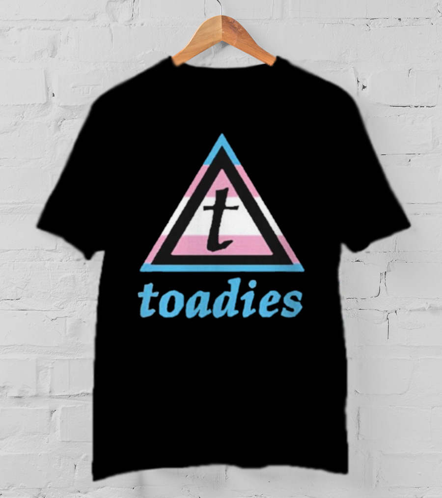 Toadies Trans Flag Triangle Pattern T-Shirt
