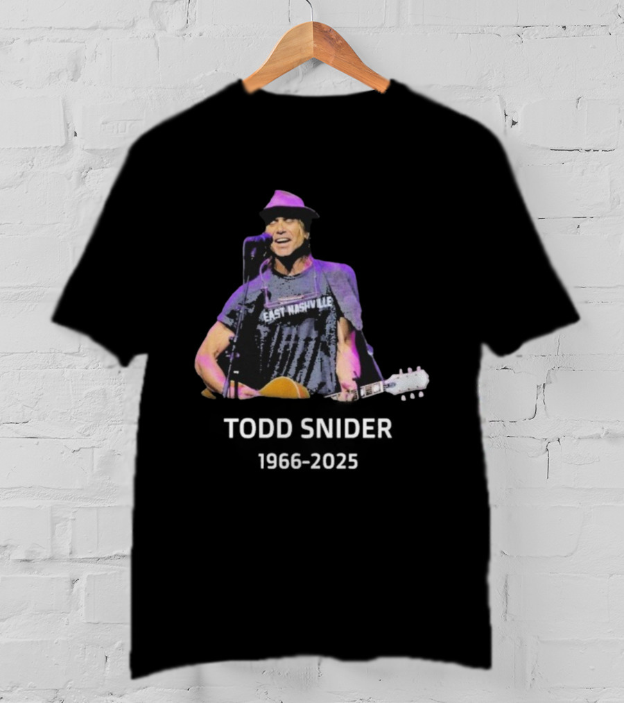 Todd Snider East Nashville Legend Rest In Peace 1966 2025 T-Shirt