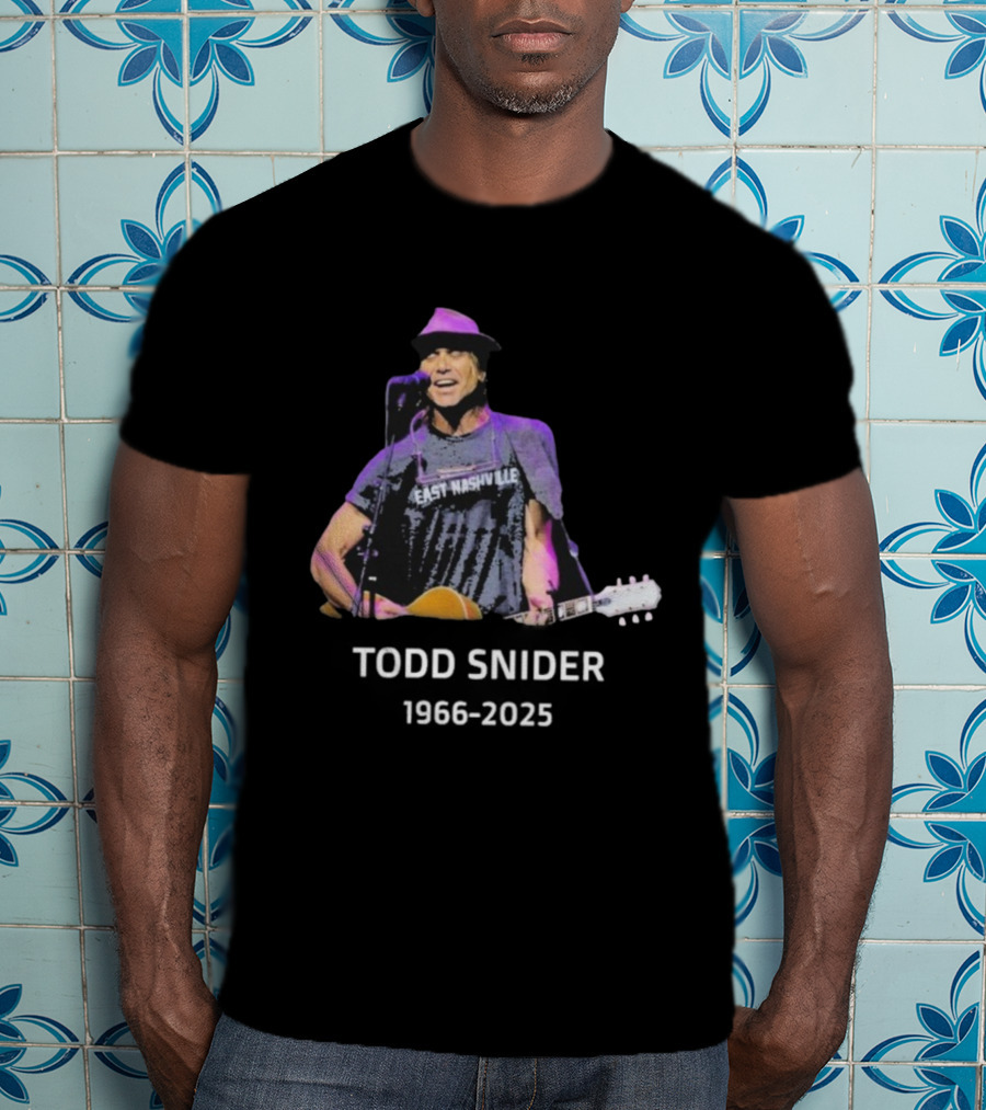 Todd Snider East Nashville Legend Rest In Peace 1966 2025 T-Shirt