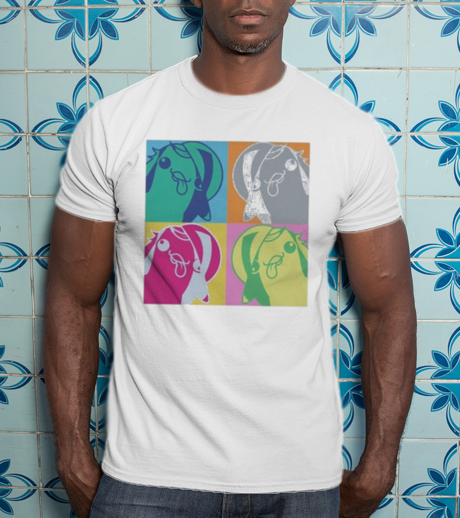 Bird650 Derp Colorful Pop Art Quad T-Shirt