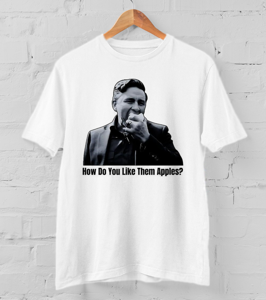 Pierre Poilievre Eating Apple Meme How Do You Like Them Apples T-Shirt