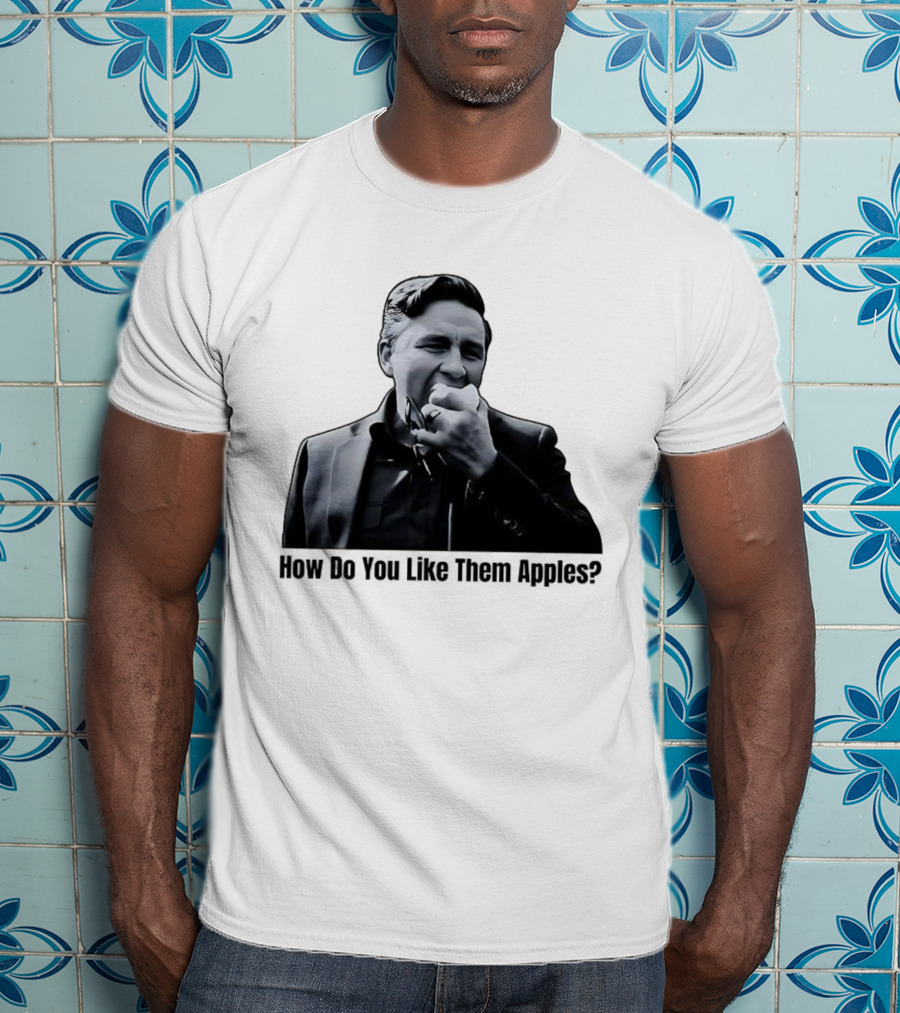 Pierre Poilievre Eating Apple Meme How Do You Like Them Apples T-Shirt