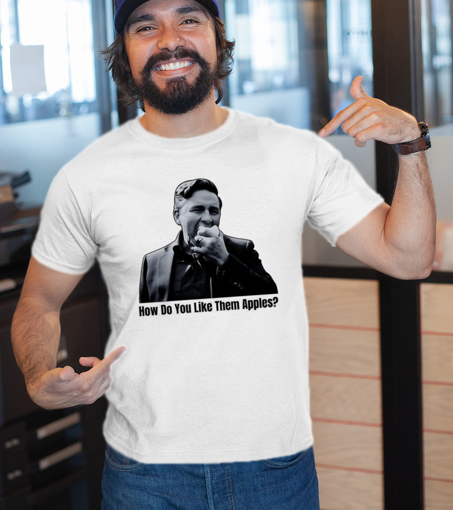 Pierre Poilievre Eating Apple Meme How Do You Like Them Apples T-Shirt