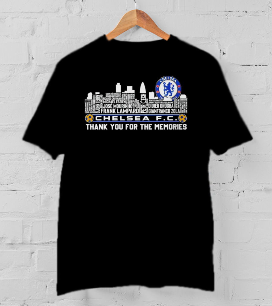 Chelsea F.C. Skyline Frank Lampard Thank You For The Memories T-Shirt