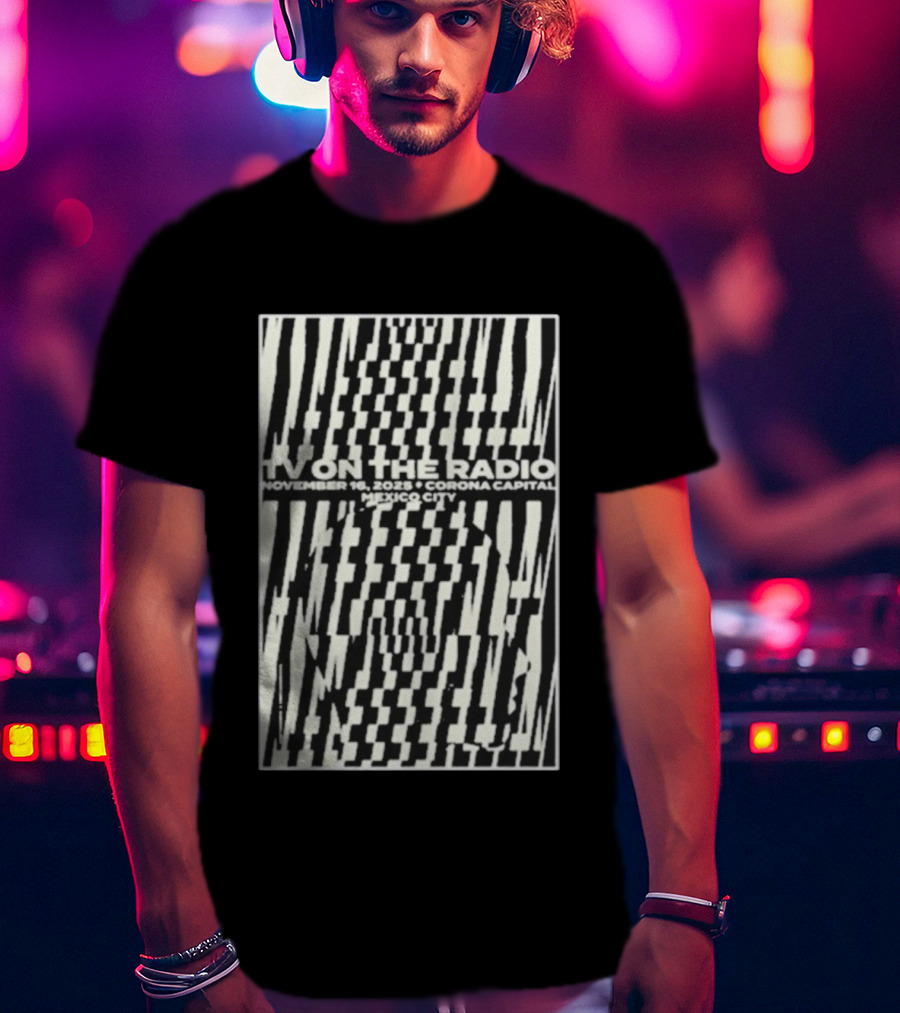 TV On The Radio November 16 2025 Corona Capital Mexico City T-Shirt