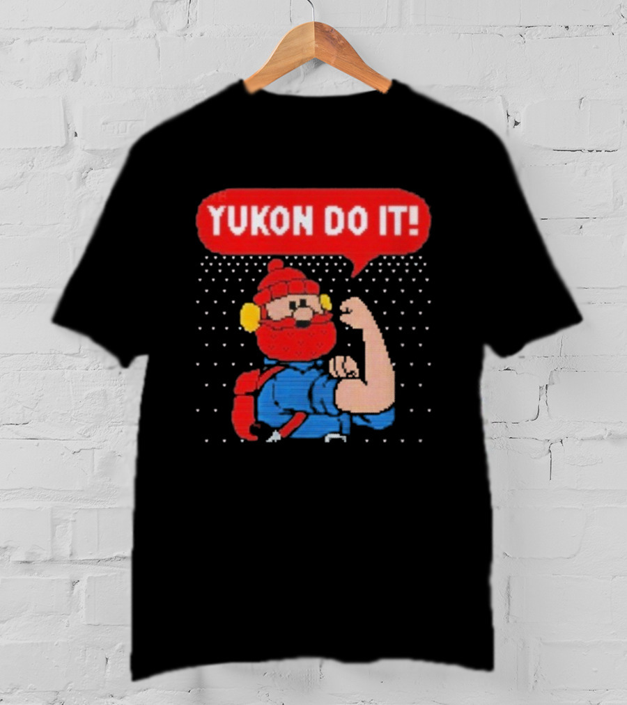 Yukon Cornelius Rosie The Riveter Mashup Yukon Do It Rudolph The Red Nosed Reindeer T-Shirt