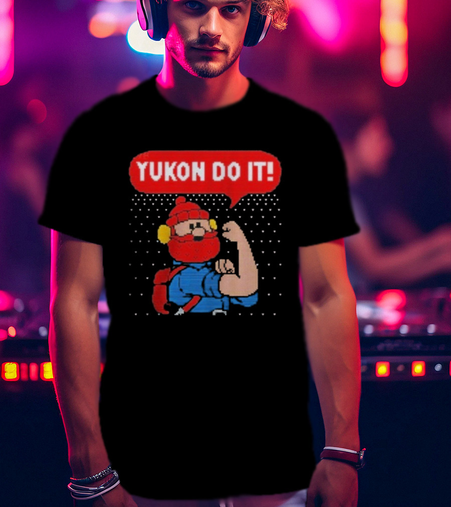 Yukon Cornelius Rosie The Riveter Mashup Yukon Do It Rudolph The Red Nosed Reindeer T-Shirt