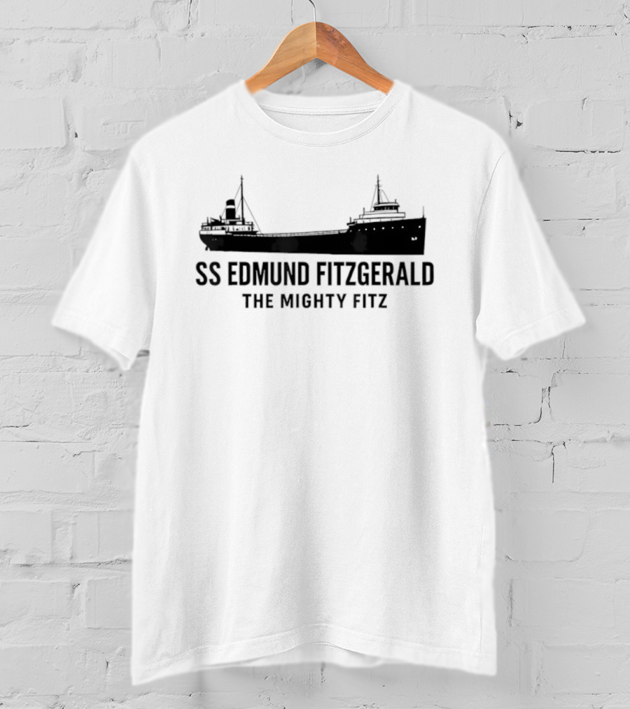 SS Edmund Fitzgerald The Mighty Fitz Lake Superior Iconic Ship T-Shirt