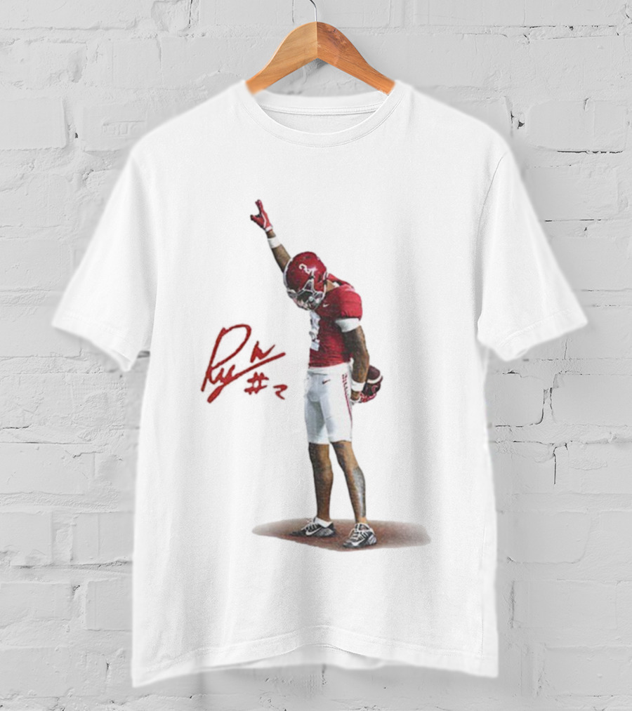 Ryan Williams Alabama Crimson Tide Football 2025 Signature T-Shirt