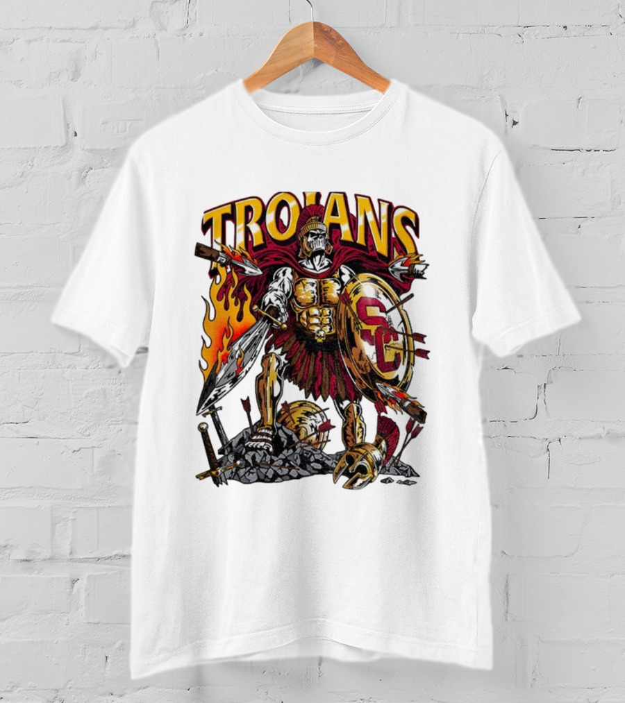 Trojans Warrior USC Trojans SC Shield 2025 Football T-Shirt