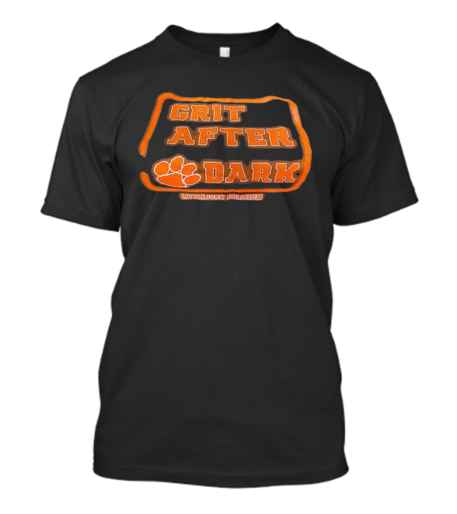 Grit After Dark Clemson Tigers Littlejohn Coliseum T-Shirt