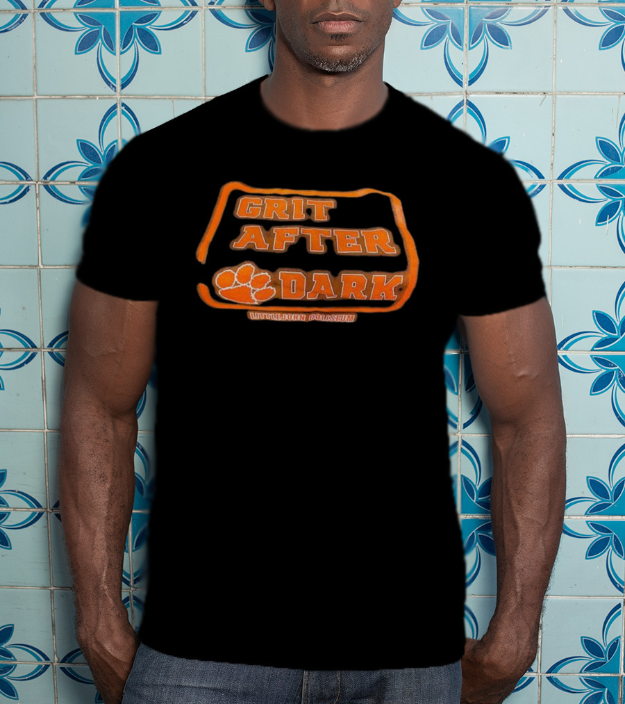 Grit After Dark Clemson Tigers Littlejohn Coliseum T-Shirt