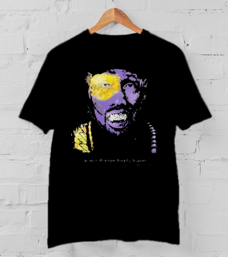 Bobby Digital Vs RZA Wu-Tang Clan Portrait Yellow Purple T-Shirt