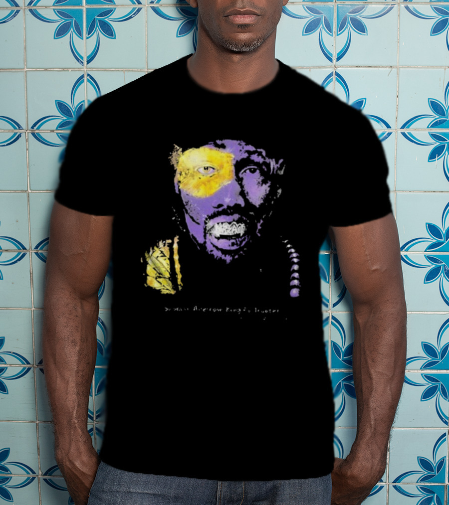 Bobby Digital Vs RZA Wu-Tang Clan Portrait Yellow Purple T-Shirt