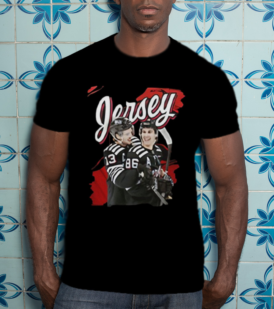 Jersey New Jersey Devils Players Celebration Bye Bye Tour T-Shirt