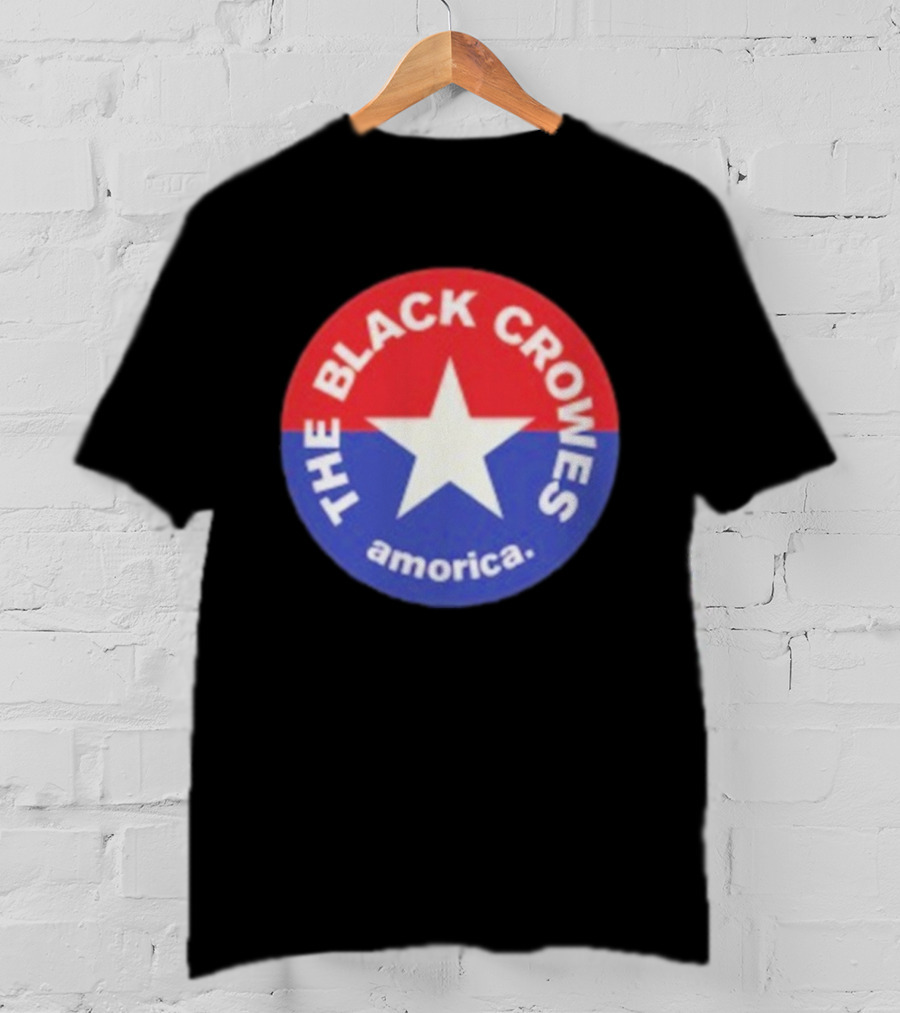 The Black Crowes Amorica Star Circle Emblem T-Shirt