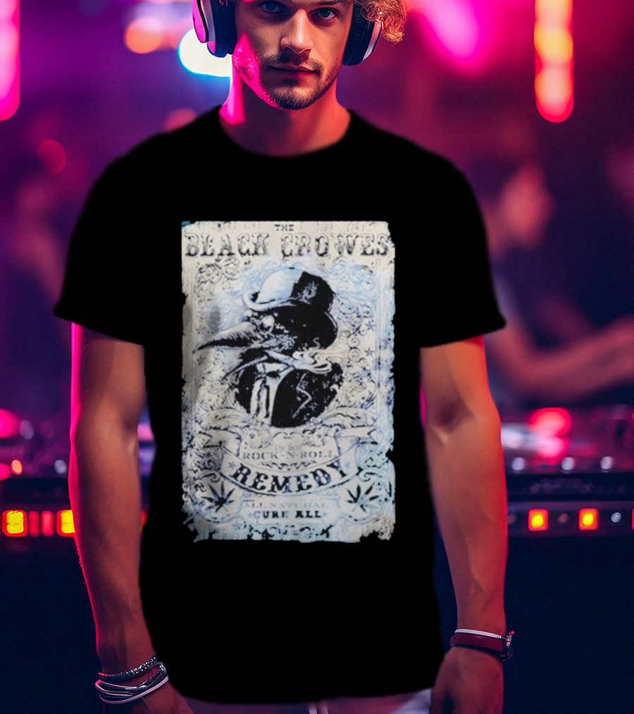 The Black Crowes Rock N Roll Remedy All Natural Cure All T-Shirt