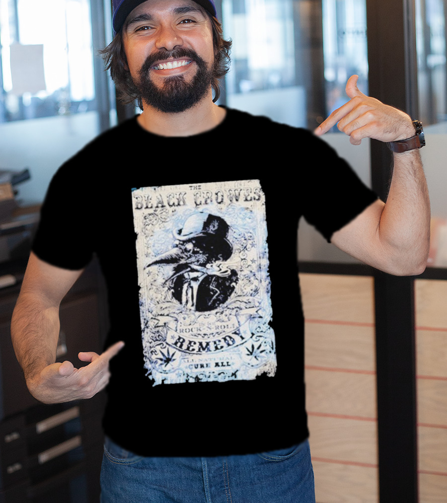 The Black Crowes Rock N Roll Remedy All Natural Cure All T-Shirt