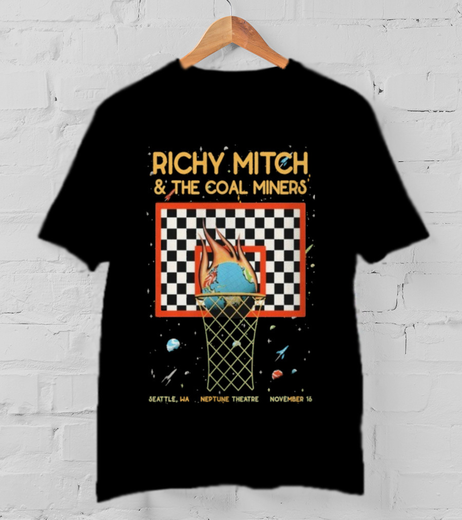 Richy Mitch And The Coal Miners Seattle WA Neptune Theatre November 16 2025 T-Shirt