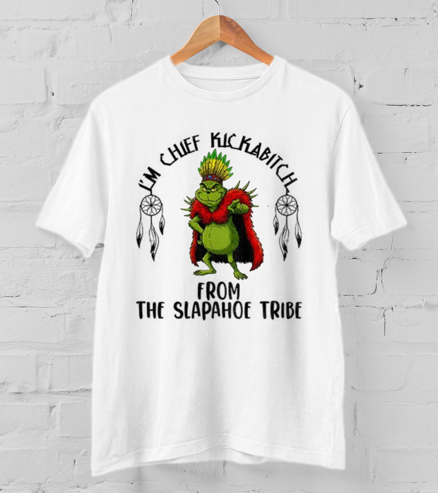 Grinch Native King Chief Kickabitch From The Slapahoe Tribe Vintage T-Shirt