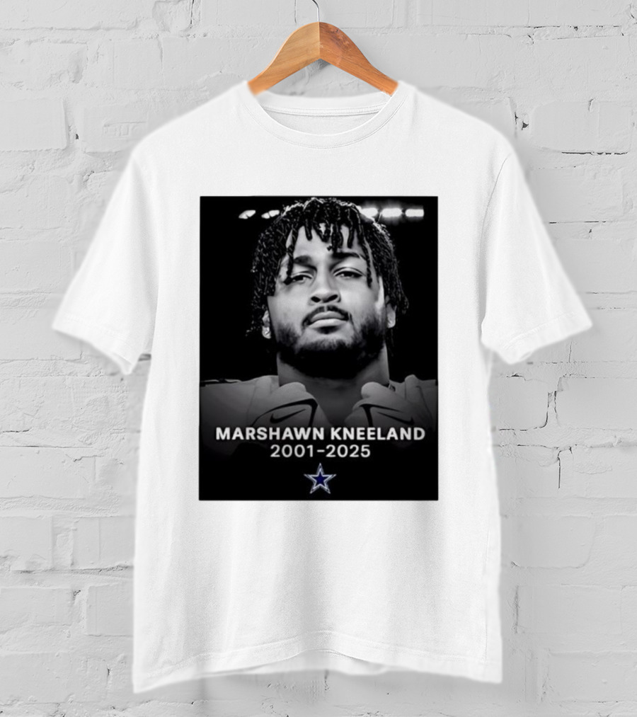 Marshawn Kneeland 2001-2025 Star Symbol Tribute T-Shirt