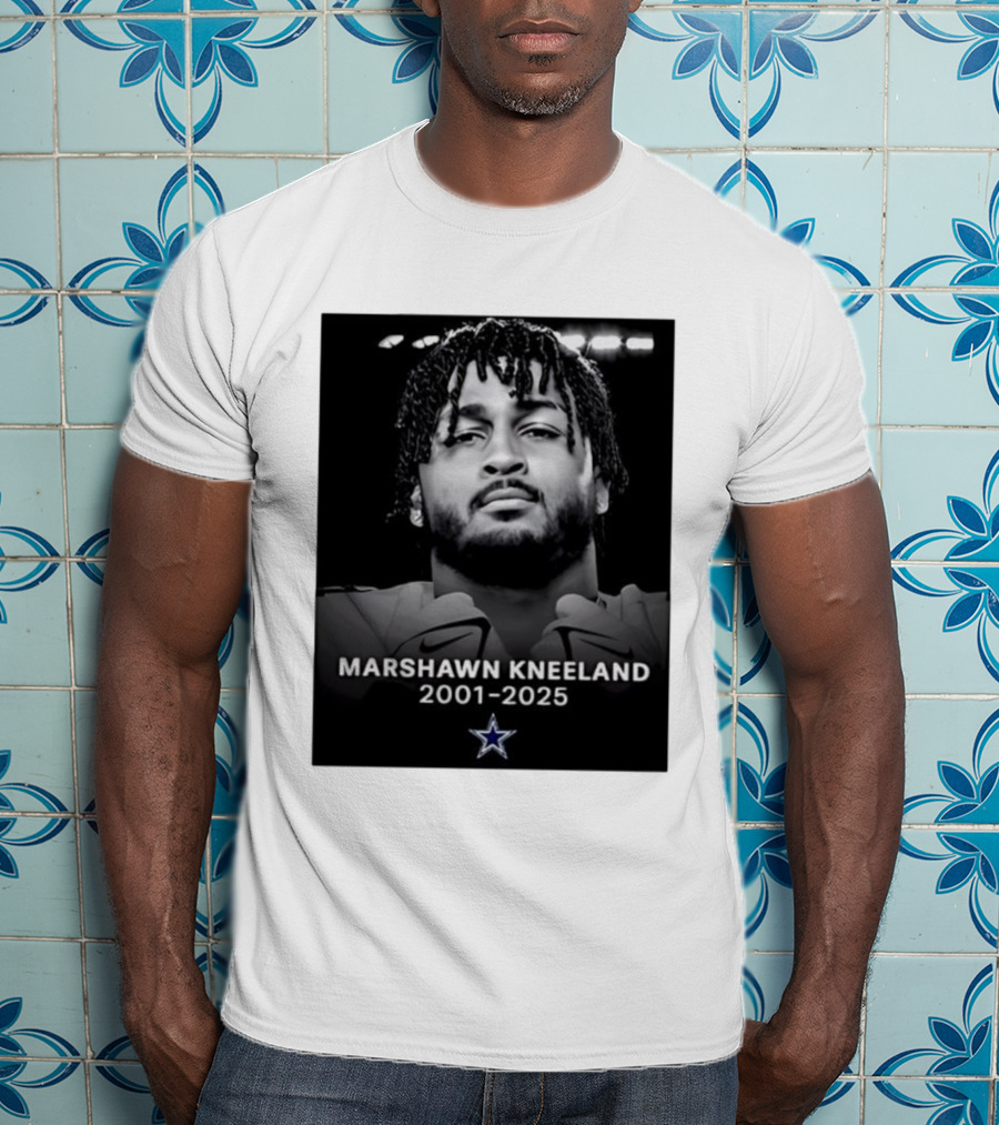 Marshawn Kneeland 2001-2025 Star Symbol Tribute T-Shirt