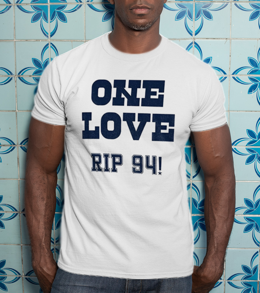One Love RIP 94 Marshawn Kneeland Dallas Cowboys NFL Football 2025 T-Shirt