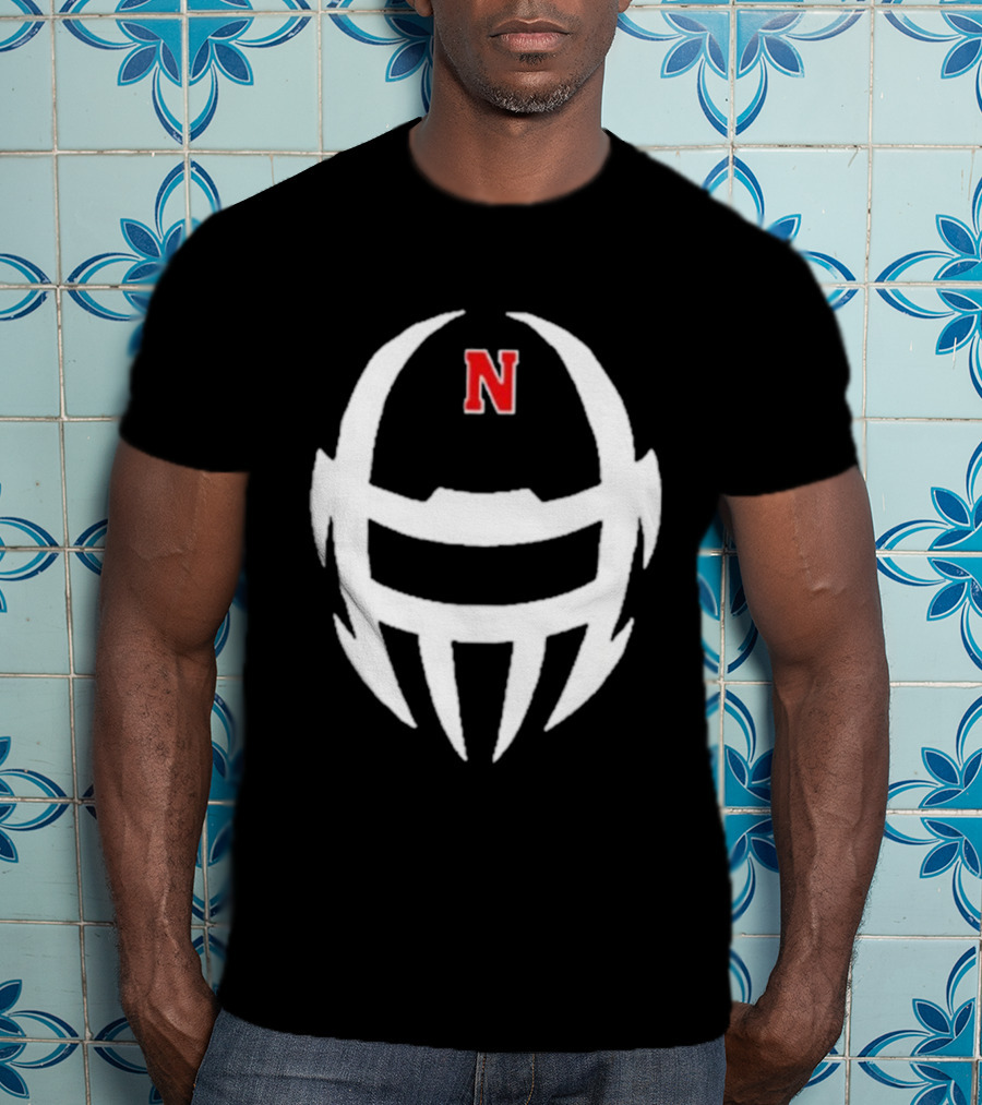 Coach Matt Rhule Nebraska Cornhuskers N Helmet T-Shirt