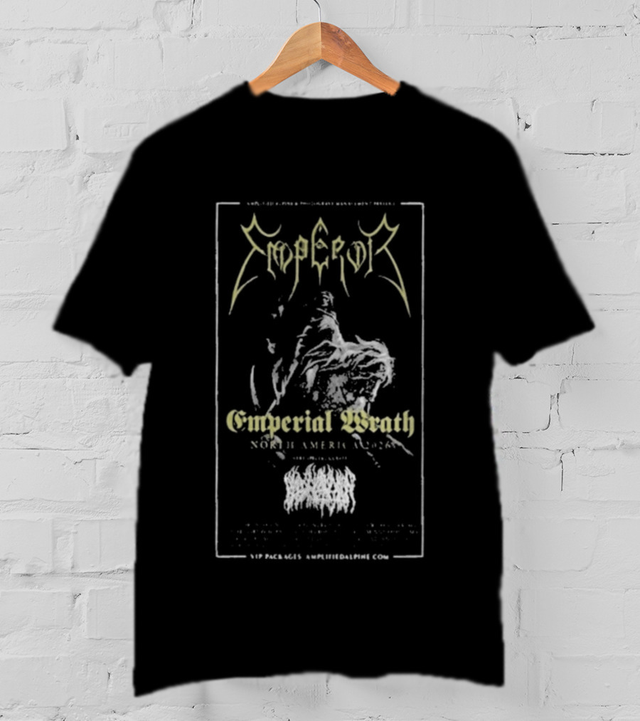 Emperor Anthems North America 2024 Tour Concert T-Shirt